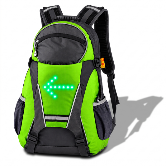 Turn Signal Backpack for Young Riders